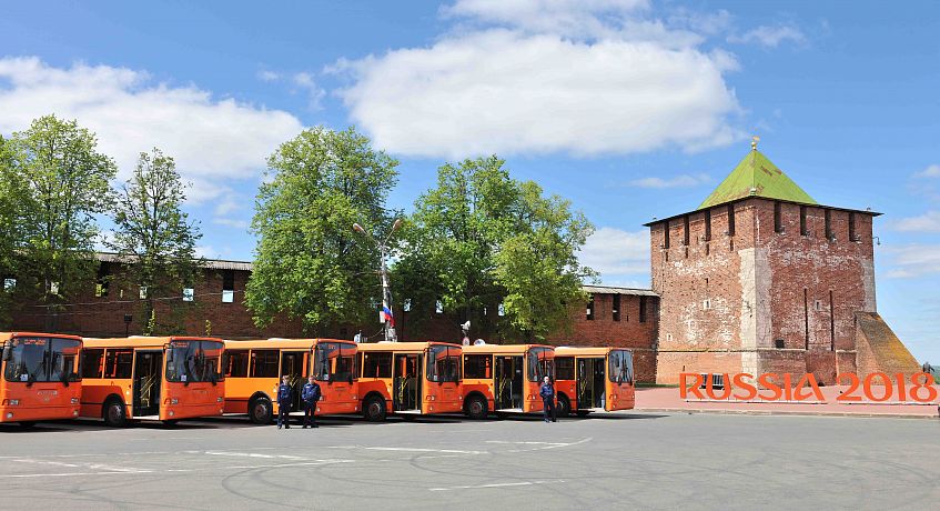  Ликинский автобусный завод поставил 50 автобусов марки ЛиАЗ в Нижний Новгород